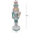 thumbnail image 1 of Holiday Time 10.5" resin Christmas nutcracker decoration, 1 of 4