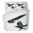 thumbnail image 1 of Juego de Ropa de Cama ABPHQTO 3 Piezas Crow Birds Rook Corvus Frugilegus Twin Size, 1 of 1