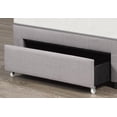 thumbnail image 2 of Emil Twin Platform Bed Base, Grey, 2 of 3