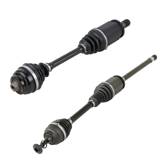 For BMW 740Li 535i 740Ld Pair Front CV Axle Shafts - BuyAutoParts
