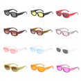 thumbnail image 1 of 12 Pack Square Sunglasses For Party Trip Women Men Different 12 Color UV Protection 12 Pack Multicolor other, 1 of 6