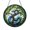 Acrylic 3.5 Inch, variant on Round Snake Stained Glass Window Suncatcher, Elegant Reptile Design for Unique Home Decoration