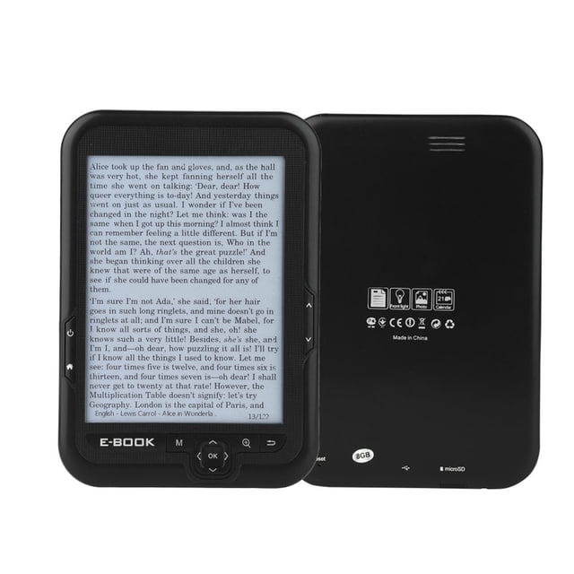 E BOOK Reader, 300DPI 6 Inch E Reader 6 Inch Screen 16GB 8GB 4GB For BK-6006 For Household