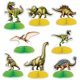 thumbnail image 1 of Mini centros de mesa de dinosaurio, (paquete de 12) The Beistle Company 59643, 1 of 1