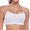 White, variant on wirarpa Women's Sports Bra Buttery Soft Y Back Padded Low Impact Spaghetti Thin Strap Workout Yoga Top