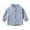 Blue, variant on Bmisegm Cute Tops For Boys Summer Button Up Dress Shirts Casual Lightweight Blouse Tees Tops For Kids 100th Day Of School Shirt Boys 18-24 Months 100