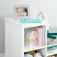 thumbnail image 4 of Martha Stewart Kids' Jr. Reading Nook - Creamy White: Kids' Wooden Bedroom Bookshelf, Book Bench and Toy Storage Organizer with Bins, 4 of 6