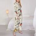 thumbnail image 4 of Bingfone Womens Pajama Sets Little Birds Print,Long Sleeve Loungewear Pajamas Set-Small, 4 of 9