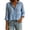 Blue Tops, variant on Women Long Sleeve Babydoll Tops Long Sleeve Collared Peplum Blouse Casual Loose Fit Lightweight Lapel Flowy Shirts White XL