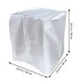thumbnail image 2 of Homoyoyo Plated Silver Washing Machine Cover with Waterproof Oxford Cloth and Zipper Protection, 2 of 8