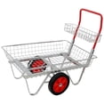 thumbnail image 4 of Heavy Duty Garden Utility Cart with Wheels, 330LBS Capacity Rolling Storage Trolley for Patio Yard Lawn Gardening, 4 of 10