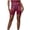 Wine, variant on Hrsba Yoga Shorts,Workout Shorts Women High Waisted Seamless Breathable Stretchy Activewear