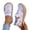Light Blue, variant on Butterfly Print Loafers for Women Comfortable Anti-Slip Wide Width Platform Breathable Upper Thick Platform Sole Summer Casual Footwear Gray 41