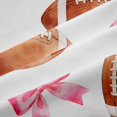 thumbnail image 5 of Erosebridal Pink Cute Bowknot Black Out Curtains,American Ball Rugby Sport Curtains Pack of 2 (42x63 Each) For Kids Girls, 5 of 7