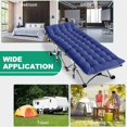 thumbnail image 5 of ABORON Folding Camping Cots for Adults Heavy Duty, 28" Extra Wide Sturdy Portable Sleeping Cot Bed with 2 Sided Mattress and Carry Bag, 5 of 13