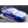 thumbnail image 4 of Ignition-Model Nissan Skyline GT-R R34 (BNR34) Top Secret 34GT-R RHD Blue Metallic 1:18, 4 of 11