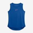 thumbnail image 4 of Women's Fanatics Royal Buffalo Bills Draped Mesh-Back Performance- Tank Top, 4 of 5