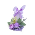 thumbnail image 5 of Sharprepublic Easter Bunny Table Sign Artificial Flower Handmade Multipurpose 5x3x10.2inch, 5 of 8