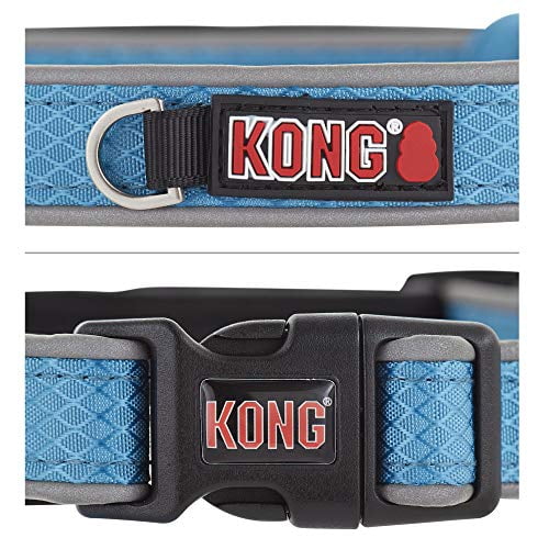 KONG Reflective Premium Neoprene Padded Dog Collar Offered by Barker