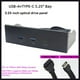 thumbnail image 3 of 2X Panel Frontal USB para PC 2 Puertos USB 3.2 GEN1 5 Gbps + 1 Puerto TYPE-C 10 Gbps/20 Gbps Hub para Bahía de Unidad de Disquete de 5,25 Pulgadas de Escritorio, 3 of 5