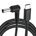 thumbnail image 1 of 4.9FT USB C to DC PD Power Fast Charging Cable, 6.5mmx1.4mm 65W/20V DC Power Cable, Type C Input 3.25A Adapter Jack Converter for Router, Camera, TV Box, Desk Lamp(Black), 1 of 6