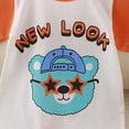thumbnail image 7 of Baby Onesies Boy Baby Boy Stripe Jumpsuit Fire Truck Excavator Embroidery Short Sleeve Knit Romper, 7 of 7
