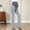 Light Blue, variant on Women Maternity Denim Pants Over Belly Stretchy Bootcut Pregnancy Jeans Solid Casual Slim Long Trousers Light Blue XL