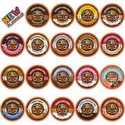 Flavored Coffee in Single Serve Coffee Pods - Flavor Coffee Variety Pack for Keurig K Cups Machine from Crazy Cups, 20 Count