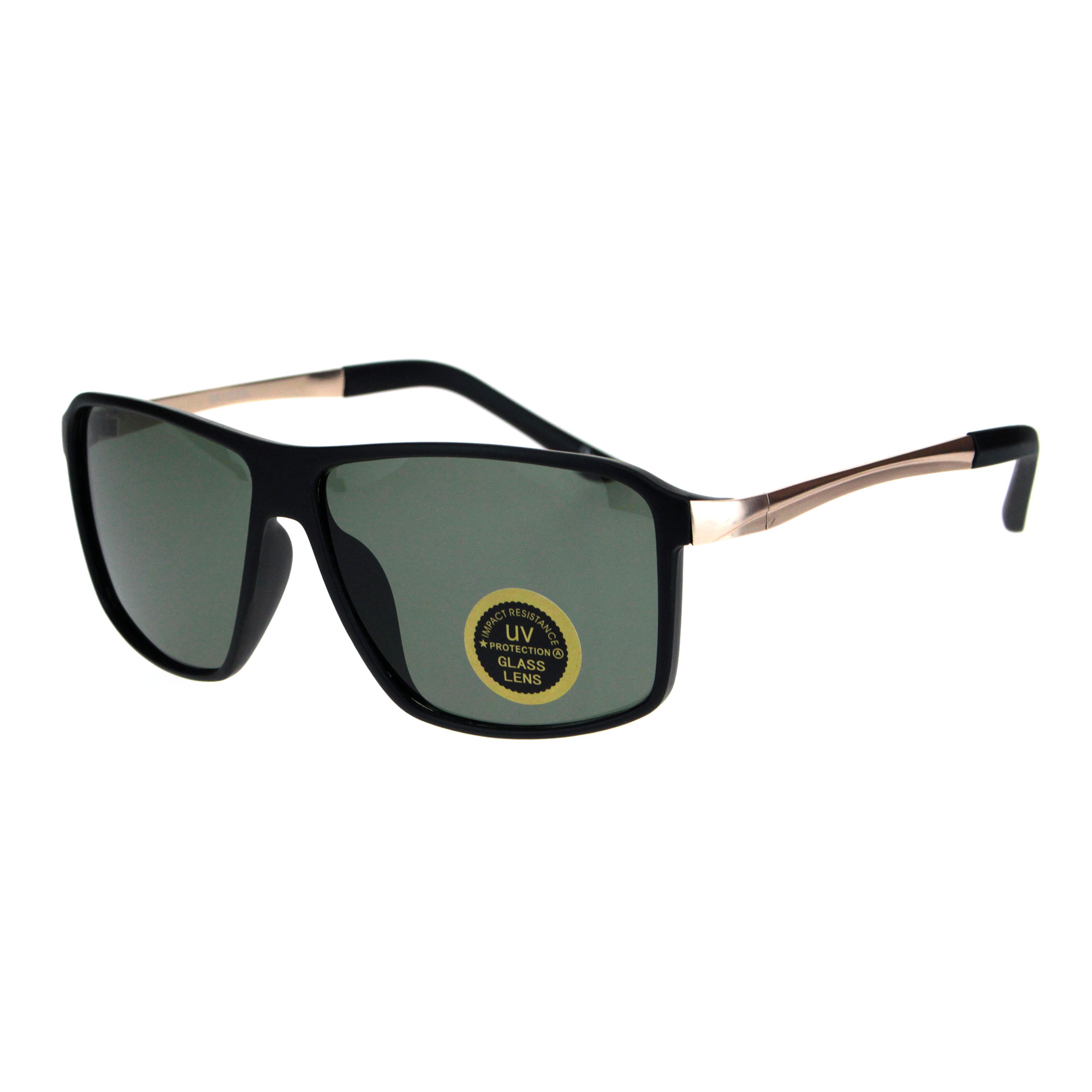 Mens Luxury Tempered Glass Rectangular Plastic Designer Sport