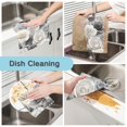thumbnail image 2 of 6PCS Dish Towels and Dish Cloths Reuseable Dishcloths Sets for Washing Dishes, Cooking, Baking Size 11" x 11" Ink Wash Style Roses, 2 of 9