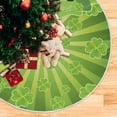 thumbnail image 5 of Coolnut St. Patrick's Day Christmas Tree Skirt 48", St. Patrick's Day Tree Skirt Double Layers Polyester Easter Tree Skirt for St. Patrick's Day Holiday Party Decoration, 5 of 6