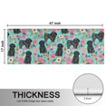 thumbnail image 5 of Kitchen Rugs Sets Of 2,Bichon Dog Blue Florals Anti Fatigue Kitchen Mat Rugs Non Slip Washable,Decorative Kitchen Floor Mats for Kitchen,Sink,Laundry,17"X47", 5 of 5