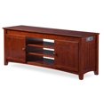 thumbnail image 1 of Atlantic Furniture Mission 60" Chargeur TV Stand en Noyer, 1 of 12