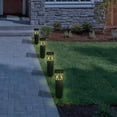 thumbnail image 2 of LumaBase Solar Powered Garden Stakes with LED White Lights, Black - Set of 4, 2 of 5