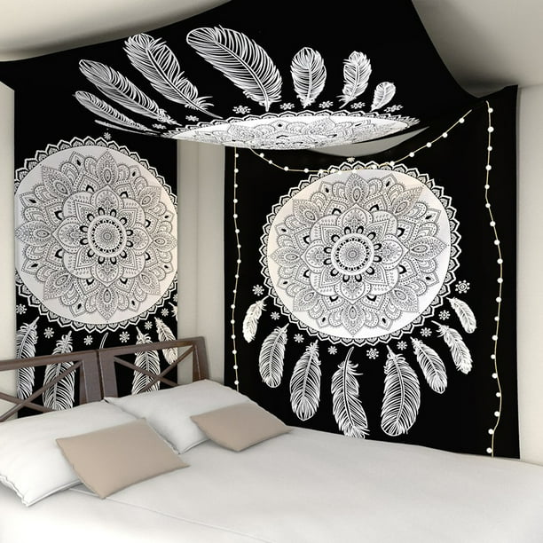 Mandala Tapestry Indian Wall Hanging Decor Bohemian Hippie Queen Bedspread Throw Com - Indian Wall Art Decor Mandala Tapestry Indian Wall Hanging Decor Bohemian Hippie Queen Bedspread Throw Com - Indian Wall Art Decor
