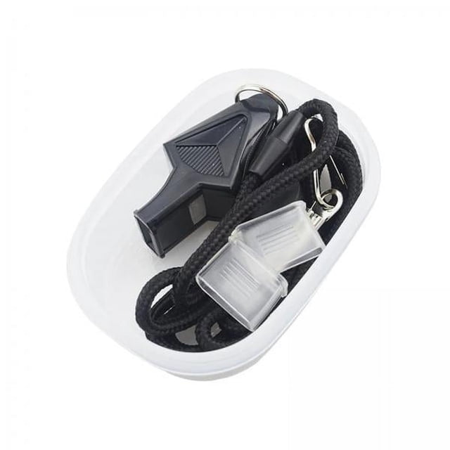 6x Entrenador Árbitro Silbato Sonido Fuerte Baloncesto de Seguridad con Caja de Almacenamiento Silbato Deportivo con Cordón para Práctica Al Aire Libr 6 piezas