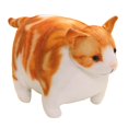 thumbnail image 3 of Simulated 3D Super Soft Fat Cat Stuffed Animal，Lifelike Cat Plush Pet Toy Pillow Home Decor Gift, 3 of 9