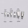 thumbnail image 5 of YUTIPGER 100Pcs Beads Pinch Clip Clasp Bail Hooks Small Necklace Clasps Pendant Charms Clasps Crafting Jewelry Making Findings, 5 of 19