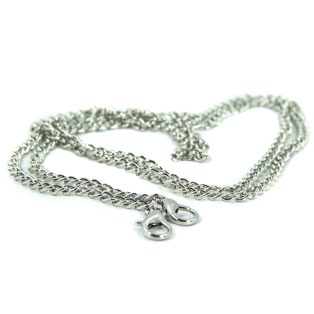 Silver Bag Chain Purse Strap Chain Cable Chains Unisex Chain Necklace,  Men's and Women's Silver Necklace Gift 