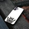thumbnail image 4 of WIRESTER Shockproof Soft Rubber Cover Case for Apple iPhone 17 6.3" 2025, Raccoon Hands Out, 4 of 5