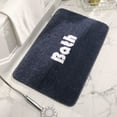 thumbnail image 5 of Ohufall Washable Microfiber Bathroom Rug Non Slip Super Absorbent Quick Dry Bath Mat For Shower Floor, 5 of 5