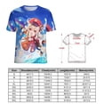 thumbnail image 2 of Genshin Impact Womens T-Shirt Round Neck Short Sleeve Tee Shirts Summer Breathable Tops Blouse 4XL, 2 of 8