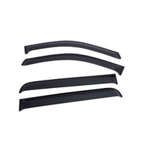 EGR 643471 tape-on window visors front and rear set dark smoke finish compatible with select Ford models