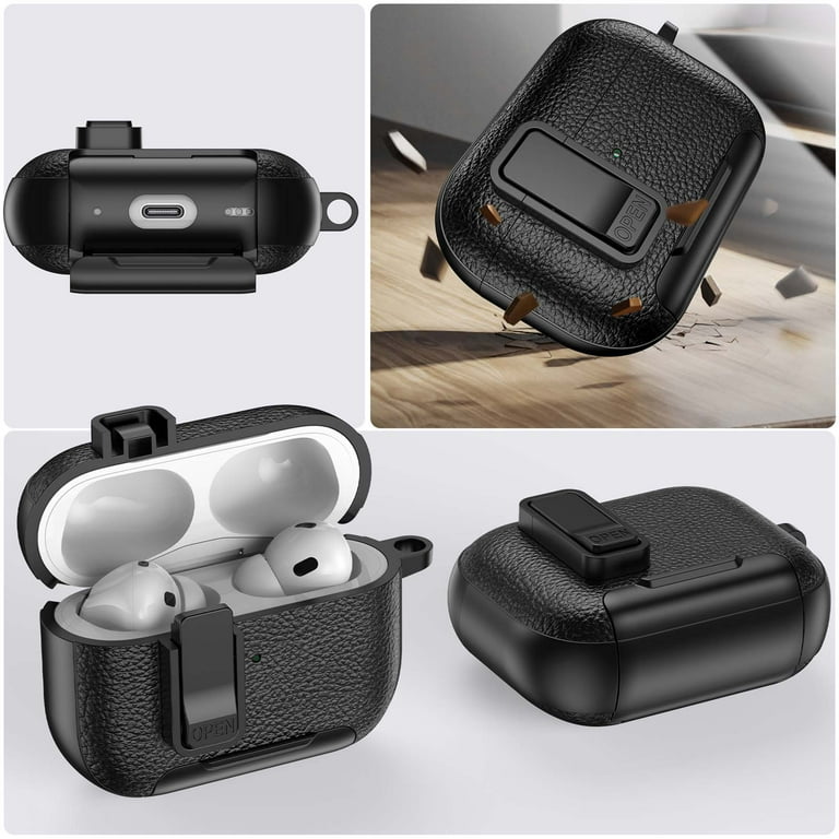 ELEHOLD Case for Airpods Pro 3rd Gen (2025), Foldable Stand