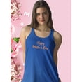 thumbnail image 2 of Mother's Day Orange  Racerback Tank Women -Image by Shutterstock, Female Large, 2 of 4