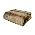 thumbnail image 1 of Plutus Sheared Faux Chinchilla Throw Throw 60W x 90L, 1 of 2