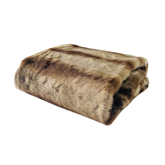 Plutus Sheared Faux Chinchilla Throw Throw 60W x 90L