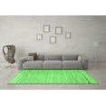 thumbnail image 3 of Ahgly Company Indoor Rectangle Solid Green Modern Area Rugs, 2' x 4', 3 of 4