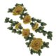 thumbnail image 3 of Parches Para Coser, Parches De Flores, 3 Colores, Costura A Mano, Bricolaje, Material De Poliéster Para Sombreros, Mochilas, 3 of 8