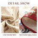 thumbnail image 5 of Mantel rectangular rojo vintage de diseño patdrea 140x220 cm, 5 of 9